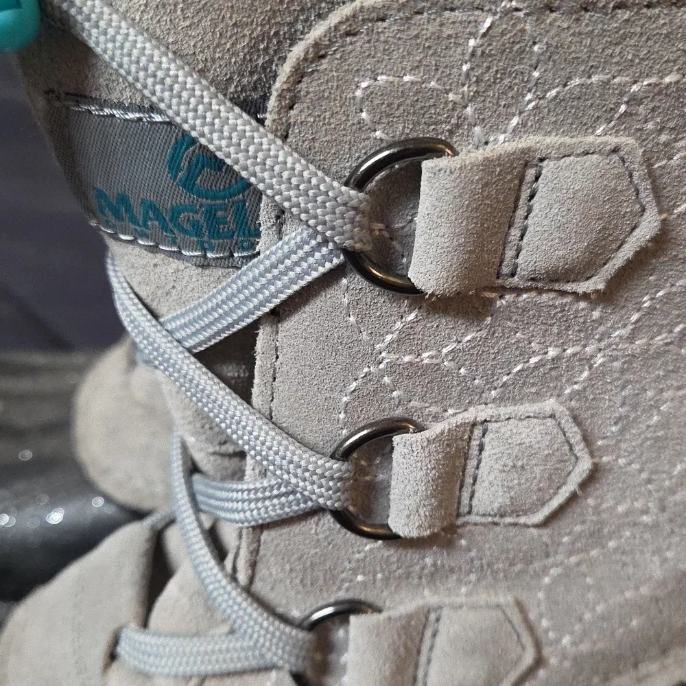 Kids Gray & Teal Winter Boots - Magellan Outdoors
